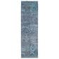 Dalyn Rug Company Karaj KJ5 2"3" x 7"6" Blue Indoor/Outdoor Runner, , large