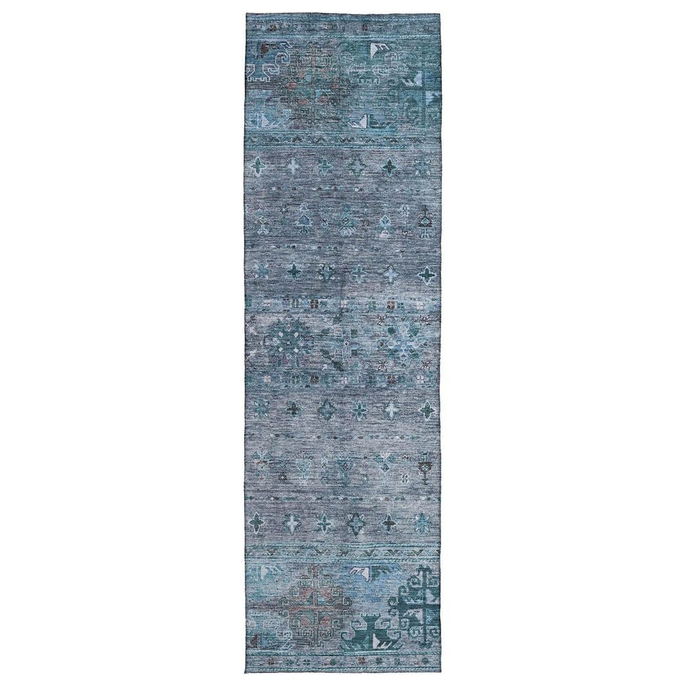 Dalyn Rug Company Karaj KJ5 2"3" x 7"6" Blue Indoor/Outdoor Runner, , large