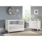Oxford Baby Dawson 3-In-1 Convertible Crib in White, , large