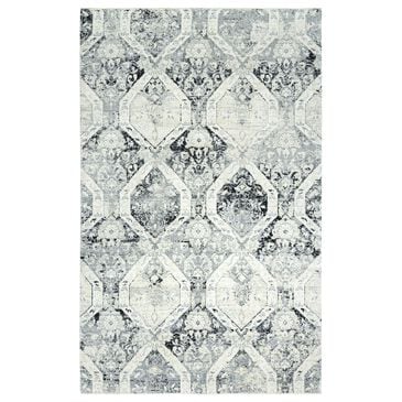 RIZZY Couture 10" x 13" Ivory and Black Area Rug, , large