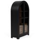 Riverside Furniture Calhoun 2-Door Display Cabinet in Black, , large