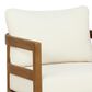Linon Home Decor Breton Patio Arm Chair in Beige, , large
