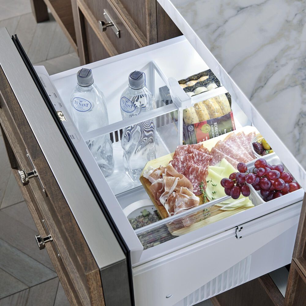 Monogram 5 Cu. Ft. Double-Drawer Refrigerator Module with Electronic Controls - Panels Sold Separately, , large