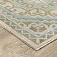 Oriental Weavers Maeve MAE03 Beige and Blue 7"10" x 10"10" Area Rug, , large