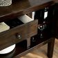 Ashley Haddigan Dining Room Server in Dark Brown, , large