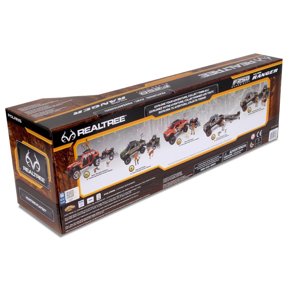 Realtree 10-Piece Playset with Ford F-250 Super Duty and Polaris Ranger, , large