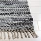 Safavieh Montauk MTK251 9" x 12" Grey and Black Area Rug, , large