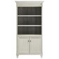 Wycliff Bay Hartford 4-Piece L-Shaped Desk with Bookcase and Lateral File Set in Antique White and Gray, , large