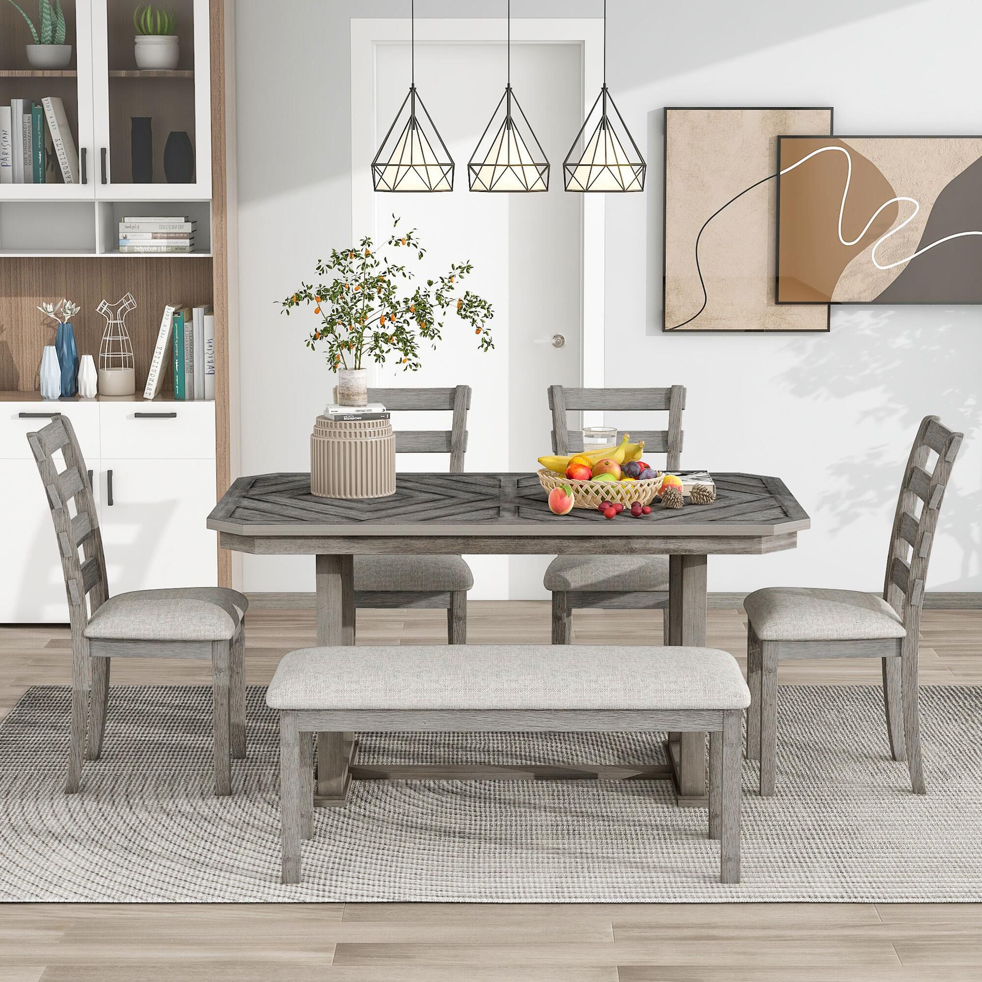 Omaha grey shop dining table