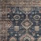 Loloi II Anniston Denim and Sunset 6" Round Area Rug, , large
