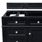 James Martin Vanities Brittany 48" Single Bathroom Vanity in Black Onyx with 3 cm Eternal Jasmine Pearl Quartz Top and Rectangle Sink, , large