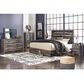 Ashley Drystan King Panel Bed in Rustic Brown, , large