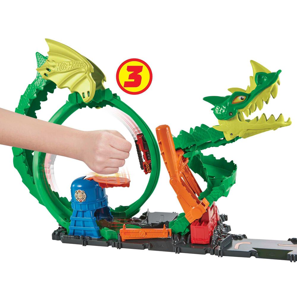 Hot Wheels Dragon Drive Firefight, , large