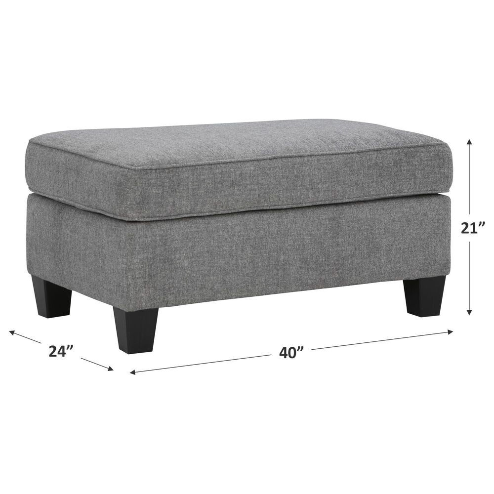 Ashley Mathonia Ottoman in Smoke, , large