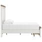 Ashley Savonport Full Storage Bed with Dresser and Nightstand in White and Brown, , large