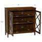 Linon Home Decor Fetti Large Cabinet in Brown, , large