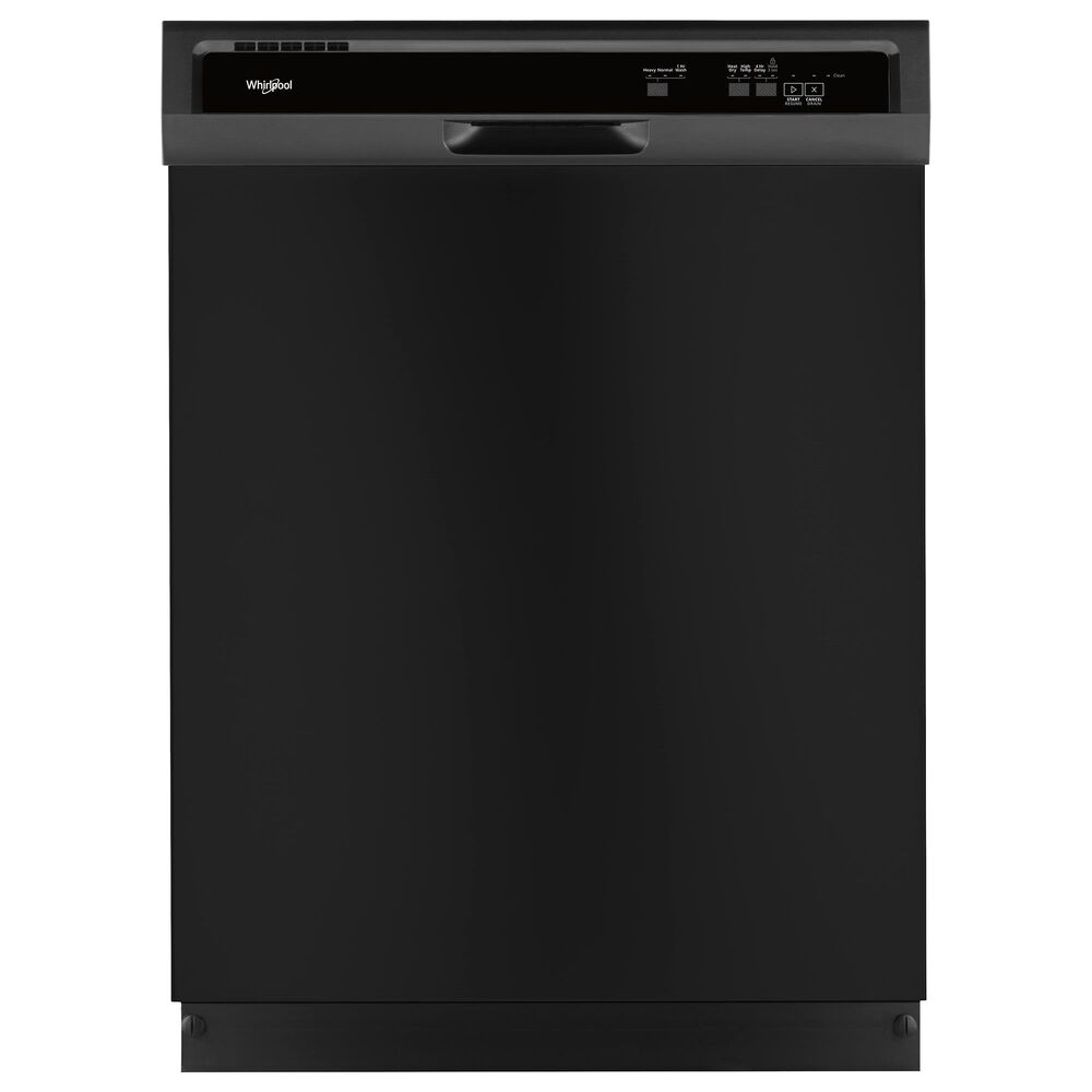 Whirlpool 24" Built-In Dishwasher in Black | Nebraska Furniture Mart