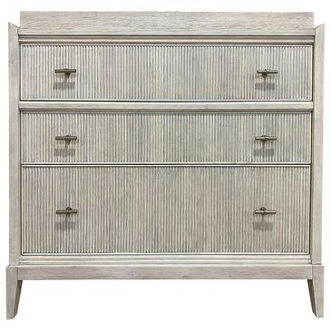 Riverside Furniture Carmella 3-Drawer Bachelor"s Chest in Pebble Oak, , large