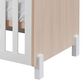 Sorelle Pannello 3-In-1 Convertible Crib in Nebbia and White, , large