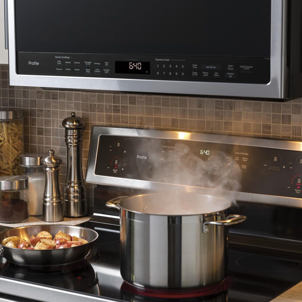 GE Appliances 1.7 Cu. Ft. Over the Range Microwave in Stainless Steel, , large