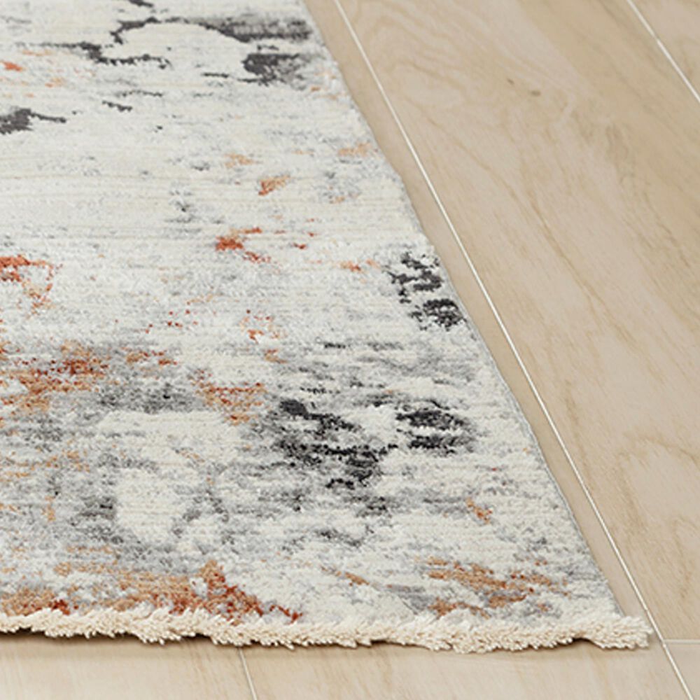 RIZZY Stratford 7&#39;10&quot; x 9&#39;10&quot; Neutral, Gray and Red Area Rug, , large