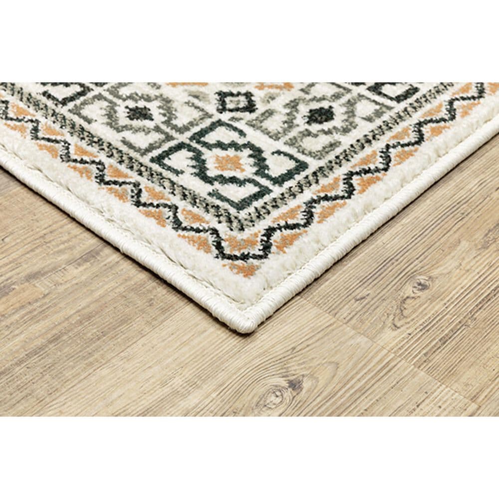 Oriental Weavers Georgia Southwest 640A0 5&#39;3&quot; x 7&#39;3&quot; Ivory Area Rug, , large