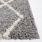 Safavieh Venus Shag VNS682J 4" x 6" Grey and Ivory Area Rug, , large