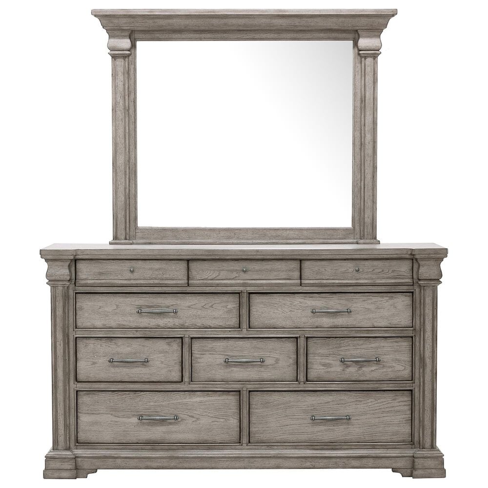 Chapel Hill Madison Ridge 5-Piece Queen Storage Bedroom Set in Bluff Gray, , large