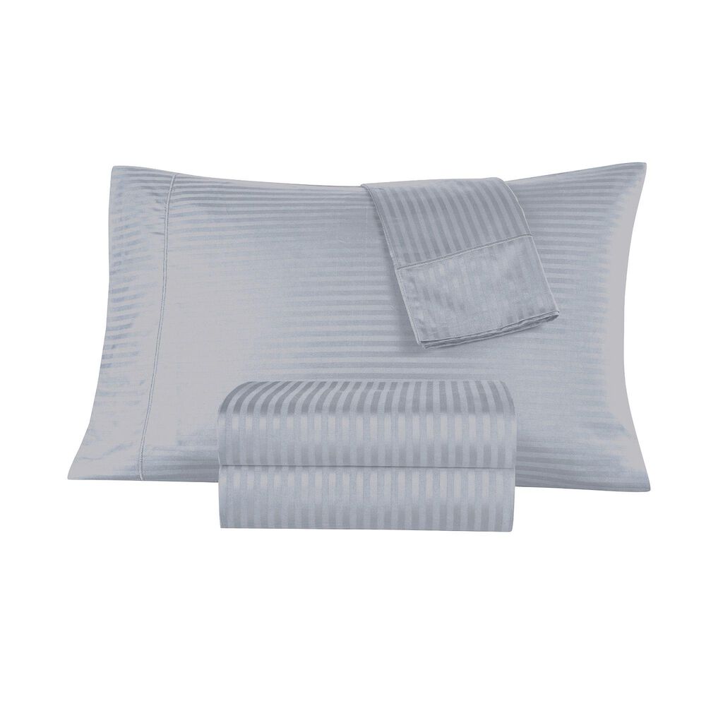 Trade Linker 4-Piece King 500 Thread Count Sheet Set in Silver, , large