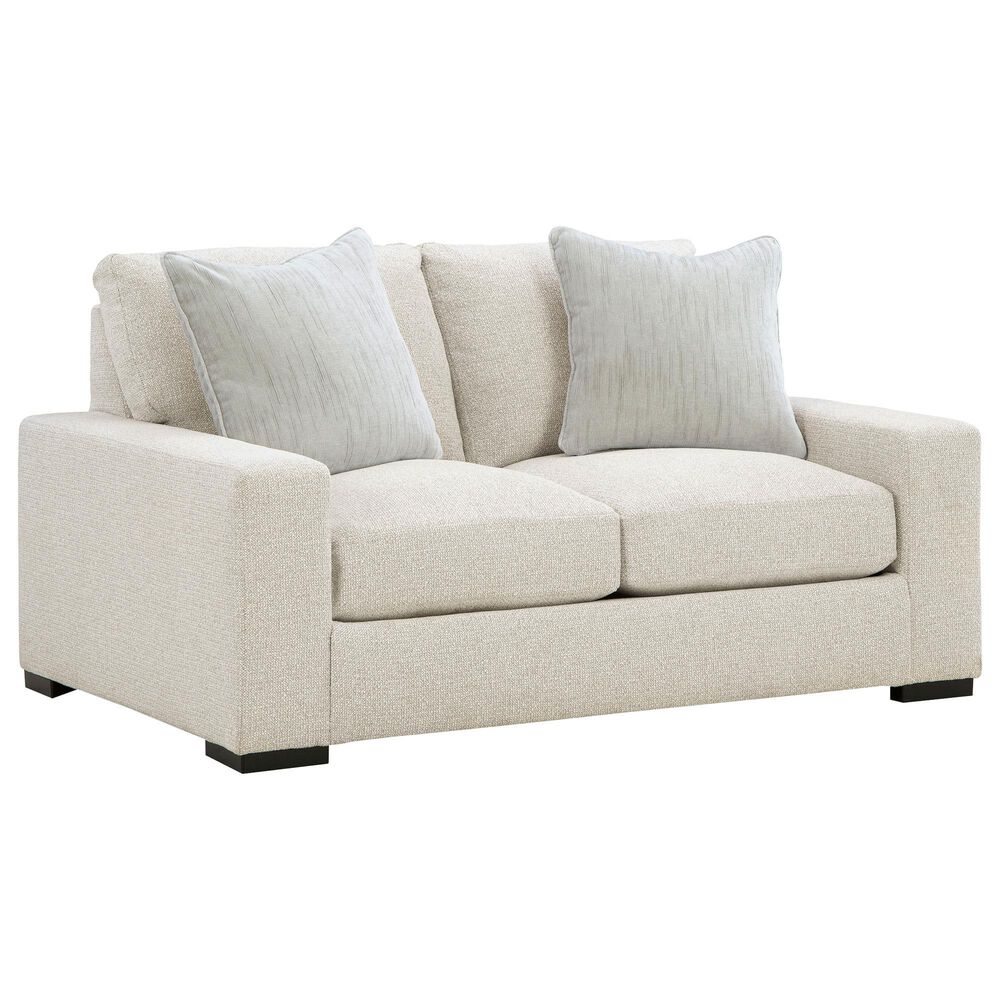 Ashley Conlee Pike Stationary Loveseat in Linen, , large