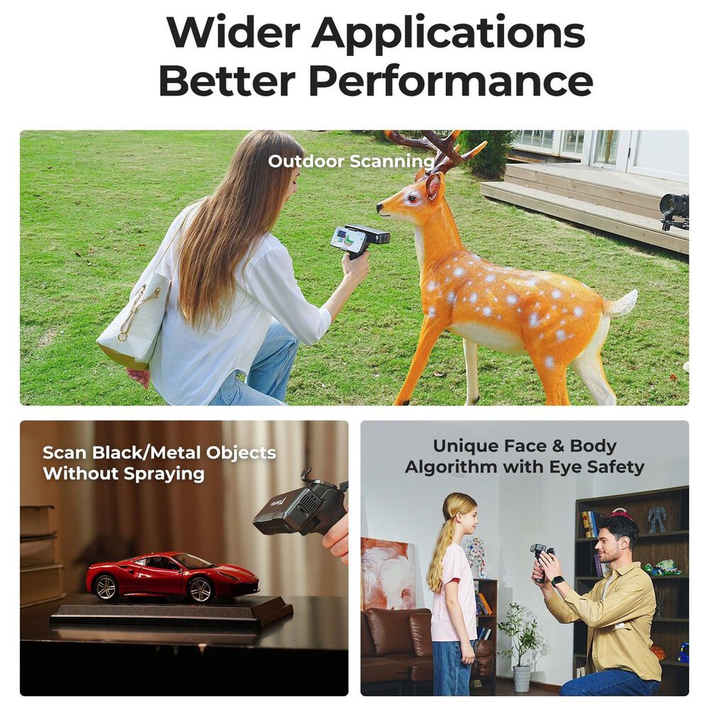 Creality 3D Technology Otter Lite Wireless 3D Scanner in Black, , large