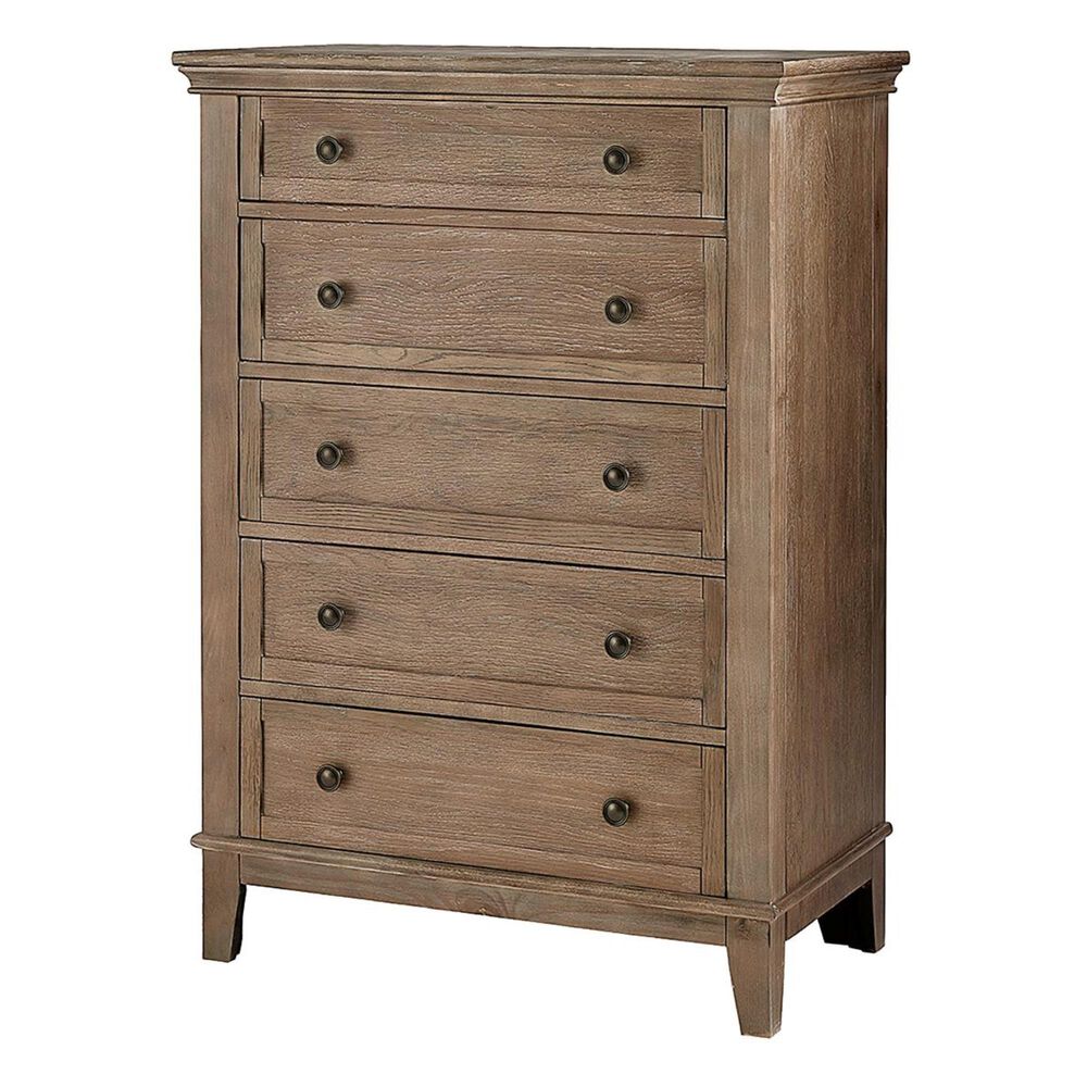 Eastern Shore Leland 5 Drawer Chest in Sandwashed, , large