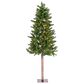 The Gerson Company 6" Alpine Pre-Lit Artificial Christmas Tree in Green, , large