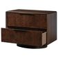 Alder & Tweed Calder 2 Drawer Nightstand in Mocha Burl, , large