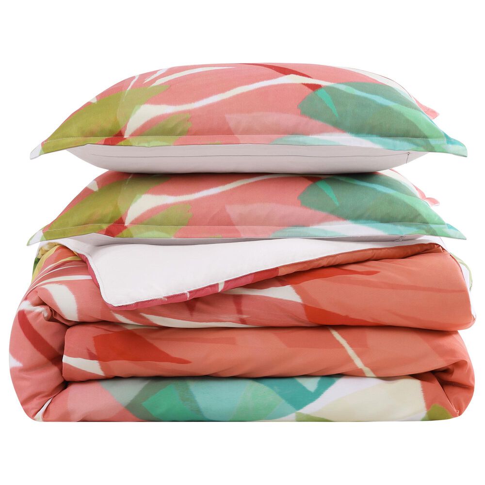 J. Queen New York Tiki 2-Piece Twin/Twin XL Comforter Set in Fuchsia, , large