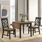 INTERCON Harper 3-Piece Rectangular Dining Set in Brushed Brown and Pecan, , large
