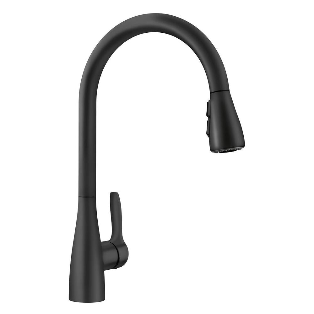 Blanco Atura Pull-Down Kitchen Faucet 1.5 GPM in Matte Black, , large