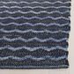 Safavieh Montauk 2"3" x 8" Turquoise, Navy Blue and Black Runner, , large