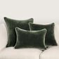 Classic Home Heirloom 22" x 22" Throw Pillow in Forest Green and Natural, , large