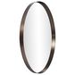 Howard Elliott Steele Round Mirror in Brass, , large