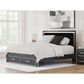 Ashley Zuraleus King Upholstered Panel Storage Bed with Two Nightstands in Matte Black, , large