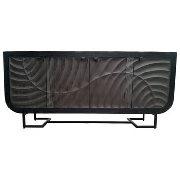 Santa Fe Rustic Sample Black Console, , large