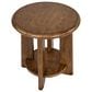 Nicolette Home Tanner Round End Table in Tawny Brown, , large