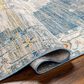 Surya Chicago CHG2303 11"11" x 15"7" Slate, Blue, Light Beige, Mustard, Brick Red, Taupe Area Rug, , large
