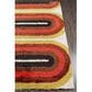 Novogratz Retro RET-2 2"3" x 7"6" Red Runner, , large