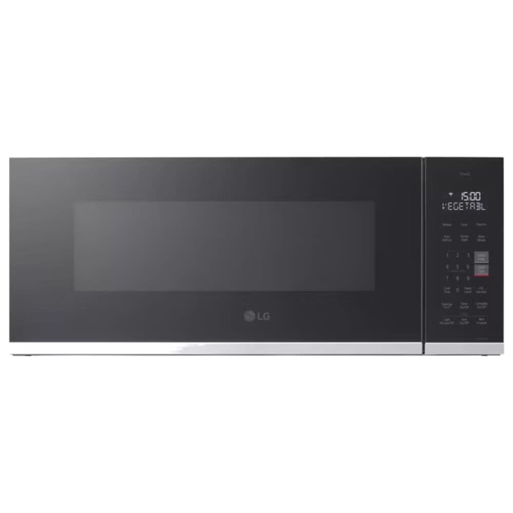 LG 1.3 Cu. Ft. Smart Low Profile Over-the-Range Microwave Oven in Fingerprint Resistant Stainless Steel, , large
