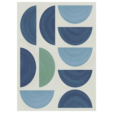 Balta Rugs Franciszka Geometric 7"10" x 10" Blue Area Rug, , large