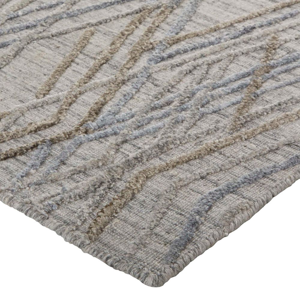 Feizy Elias 2&#39; x 3&#39; Silver Area Rug, , large