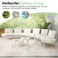 HOMLUX 8-Piece Patio Sofa Furniture Set in Beige, , large
