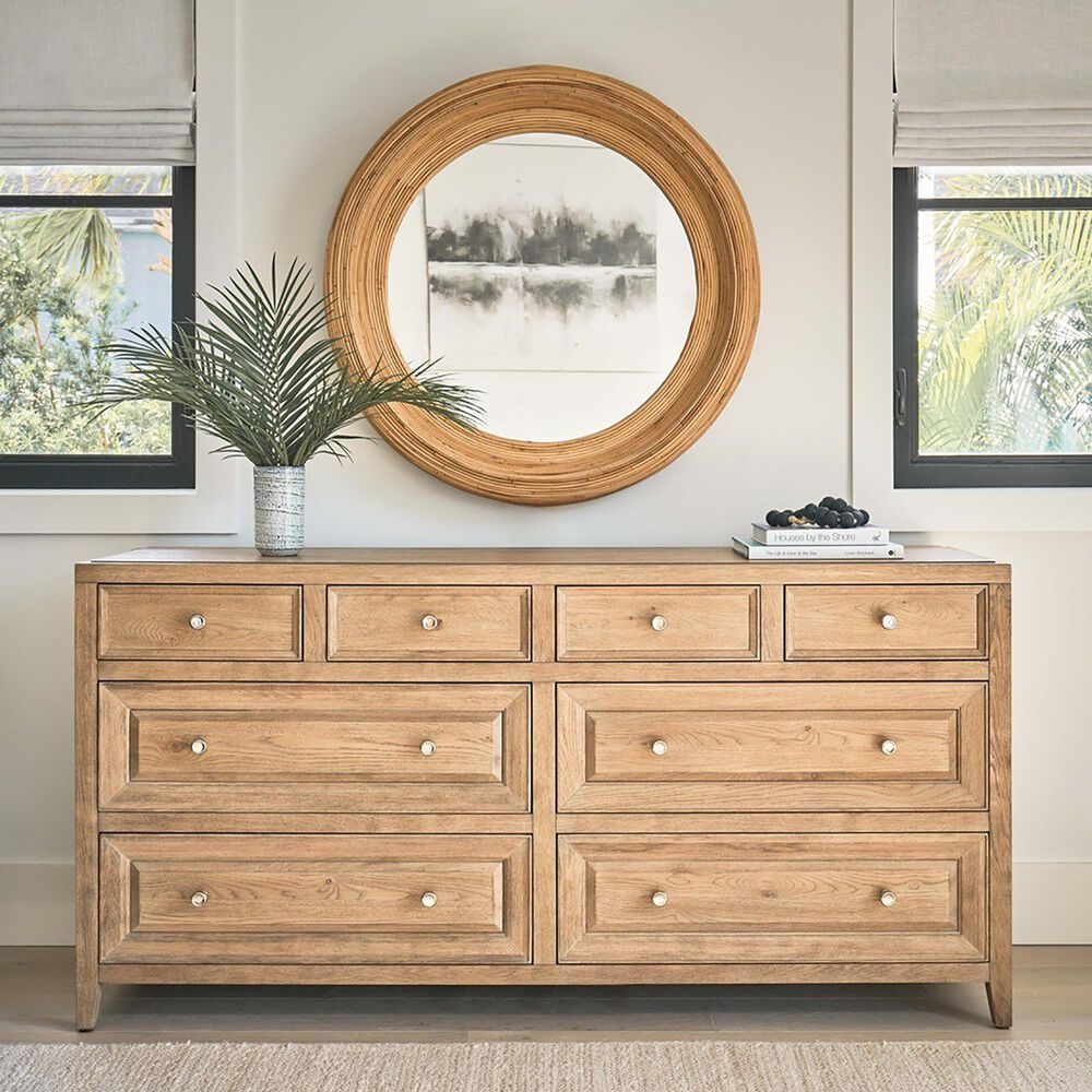 Furniture Worldwide Weekender 8-Drawer Dresser in Sand Dune, , large